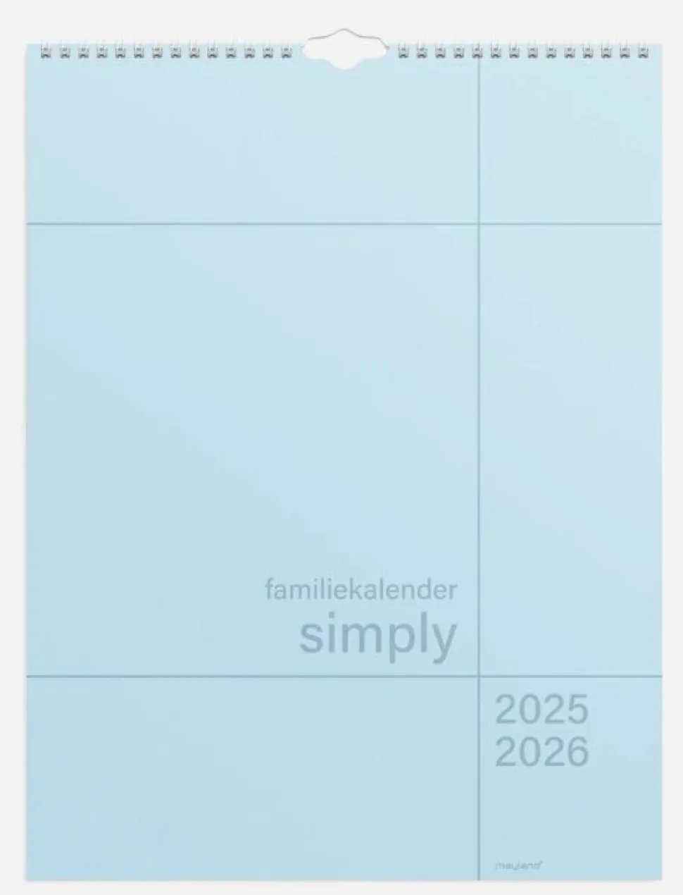 Mayland Studie Familiekalender 2025/2026 - Simply
