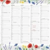 Mayland vægkalender Blomster A4 14 mdr. 2025