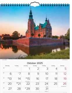 Mayland vægkalender Danske slotte