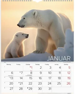 Mayland vægkalender Verdens dyr 2025