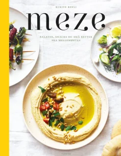 Meze: Salater, snacks og små retter fra Mellemøsten (Bog, Hardback, Dansk) af Rukiye Benli