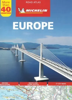 Michelin Motoring Atlas Europe (Bog, Spiralryg, Engelsk) af Michelin
