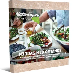 Middag med omtanke: 1 middag med økologiske eller lokalt producerede råvarer (Oplevelsesgave, Gavekort)