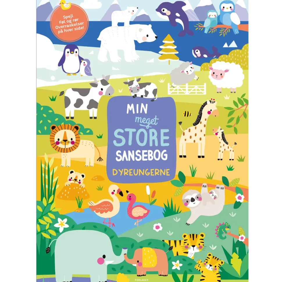 Min meget store sansebog - Dyreungerne (Bog, Papbog, Dansk) af ROOM2PLAY