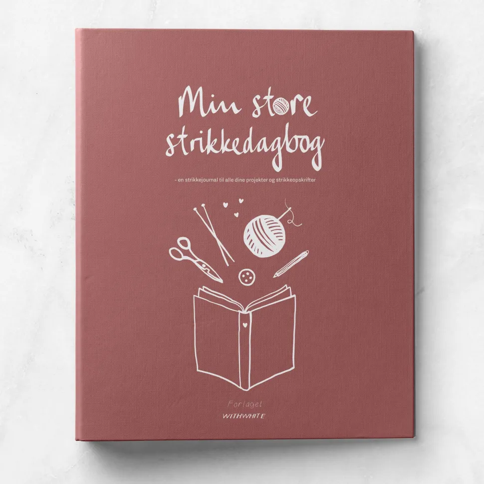 Min store strikkedagbog: en strikkejournal i ringbind til alle dine projekter og stri... (Bog, Ringordner, Dansk)