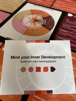 Mind your Inner Development: Spillet om indre bæredygtighed (Spil, Brætspil, Dansk)