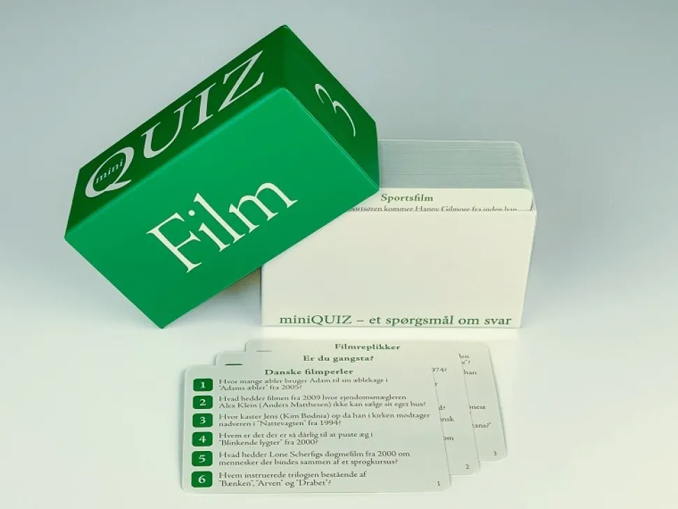 miniQUIZ – Film (Spil, Dansk) af Game Bros
