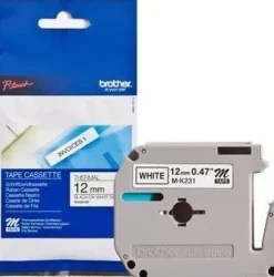 M-K231 tape 12mm black/white