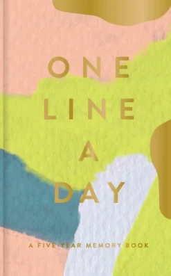 Modern One Line a Day: A Five-Year Memory Book (Diary or journal, Engelsk)