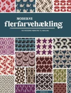 Moderne flerfarvehækling: 150 moderne mønstre til hækling (Bog, Hæftet, Dansk) af Brenda K.B. Anderson