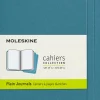 Moleskine: Cahier Journals (3 stk.) (Notesbog, Softcover, Journals, Pocket, Brisk Blue, Plain)