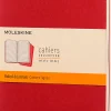 Moleskine: Cahier Journals (3 stk.) (Notesbog, Softcover, Journals, Large, Cranberry Red, Ruled)