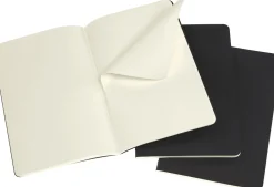 Moleskine: Cahier Journals (3 stk.) (Notesbog, Softcover, Journals, Large, Black, Dotted)