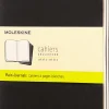 Moleskine: Cahier Journals (3 stk.) (Notesbog, Softcover, Journals, Large, Black, Plain)