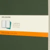 Moleskine: Cahier Journals (3 stk.) (Notesbog, Softcover, Journals, XL, Myrtle Green, Ruled)