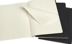 Moleskine: Cahier Journals (3 stk.) (Notesbog, Softcover, Journals, XL, Black, Dotted)