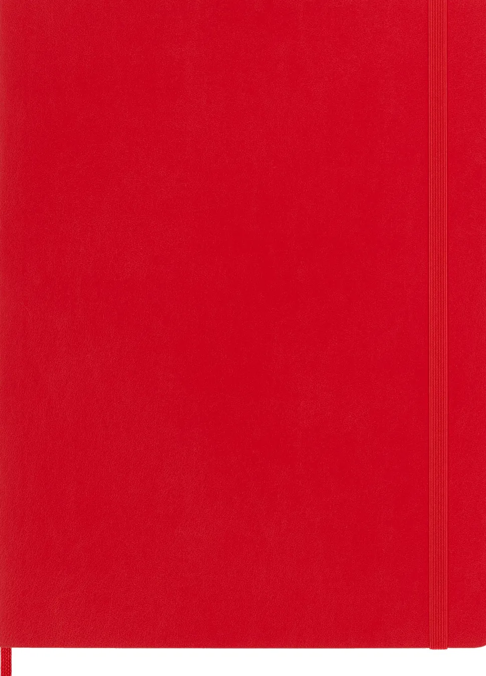 Moleskine: Classic Notebook (Notesbog, Softcover, The Original, XL, Scarlet Red, Ruled)
