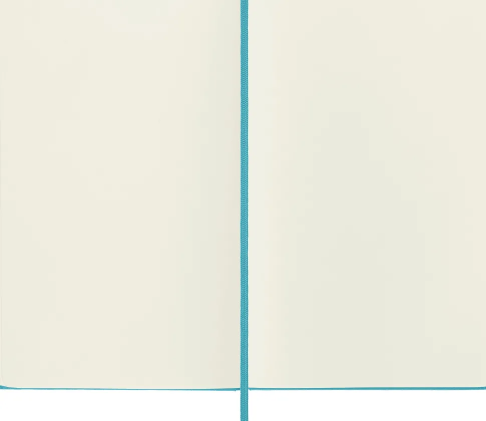 Moleskine: Classic Notebook (Notesbog, Hardcover, The Original, Large, Reef Blue, Plain)
