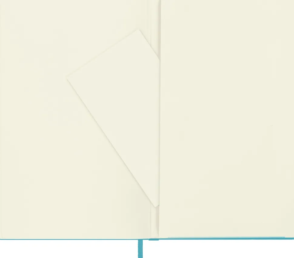Moleskine: Classic Notebook (Notesbog, Hardcover, The Original, Large, Reef Blue, Plain)