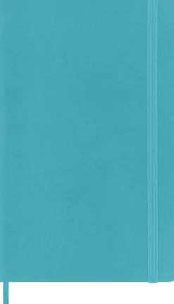 Moleskine: Classic Notebook (Notesbog, Softcover, The Original, Large, Reef Blue, Ruled)