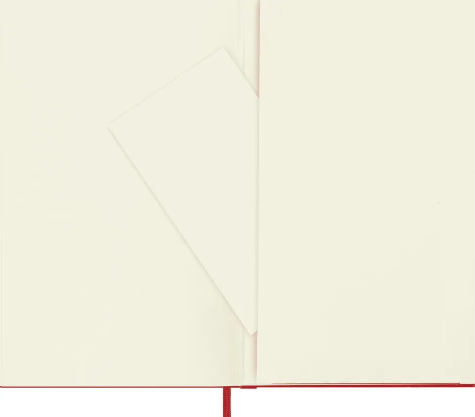 Moleskine: Classic Notebook (Notesbog, Hardcover, The Original, Large, Scarlet Red, Plain)
