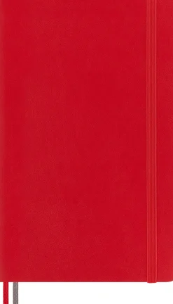 Moleskine: Classic Notebook Expanded (Notesbog, Softcover, The Original, Large, Scarlet Red, Plain)