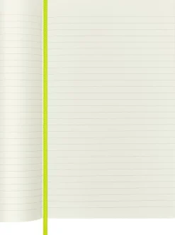Moleskine: Classic Notebook (Notesbog, Softcover, The Original, Large, Lemon Green, Ruled)