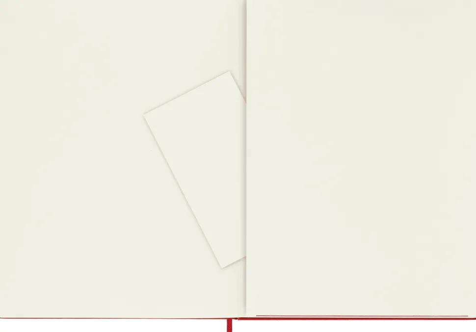 Moleskine: Classic Notebook (Notesbog, Hardcover, The Original, XL, Scarlet Red, Plain)