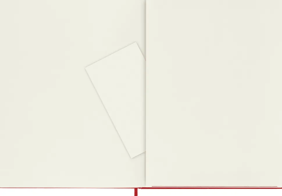 Moleskine: Classic Notebook (Notesbog, Hardcover, The Original, XL, Scarlet Red, Ruled)
