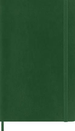 Moleskine: Classic Notebook (Notesbog, Softcover, The Original, Large, Myrtle Green, Plain)