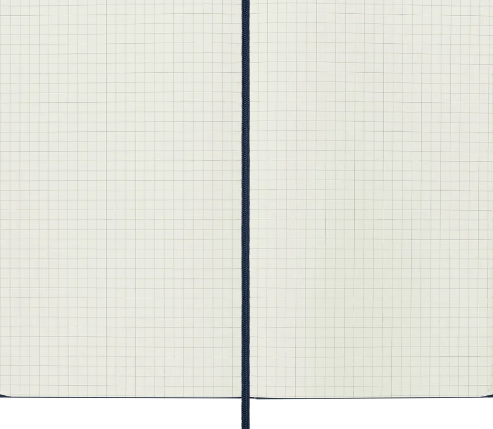 Moleskine: Classic Notebook (Notesbog, Hardcover, The Original, Large, Sapphire Blue, Squared)