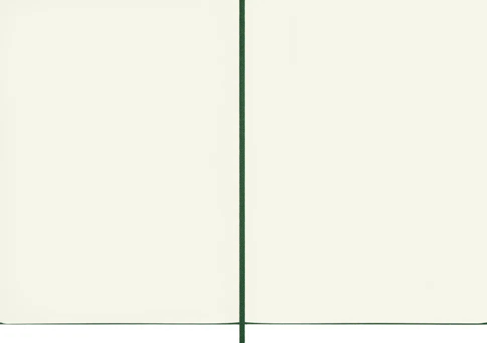 Moleskine: Classic Notebook (Notesbog, Hardcover, The Original, XL, Myrtle Green, Plain)