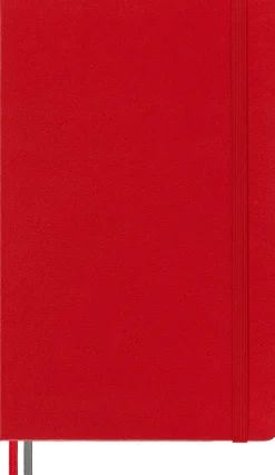 Moleskine: Classic Notebook Expanded (Notesbog, Hardcover, The Original, Large, Scarlet Red, Plain)
