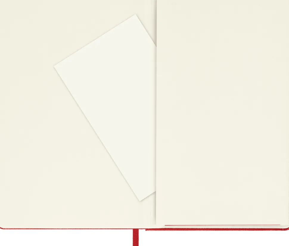 Moleskine: Classic Notebook (Notesbog, Hardcover, The Original, Pocket, Scarlet Red, Plain)