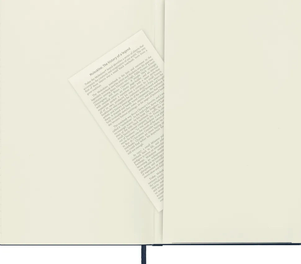 Moleskine: Classic Notebook (Notesbog, Hardcover, The Original, Large, Sapphire Blue, Ruled)
