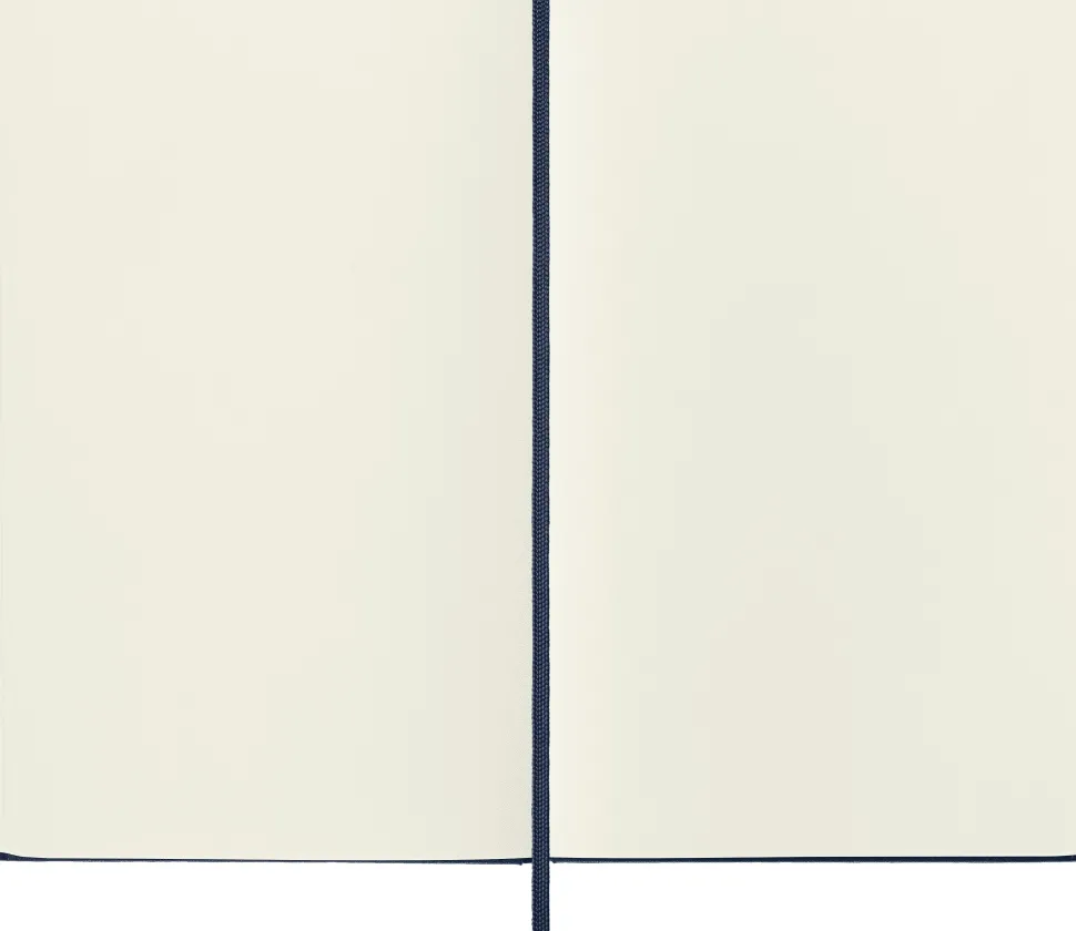 Moleskine: Classic Notebook (Notesbog, Hardcover, The Original, Large, Sapphire Blue, Plain)