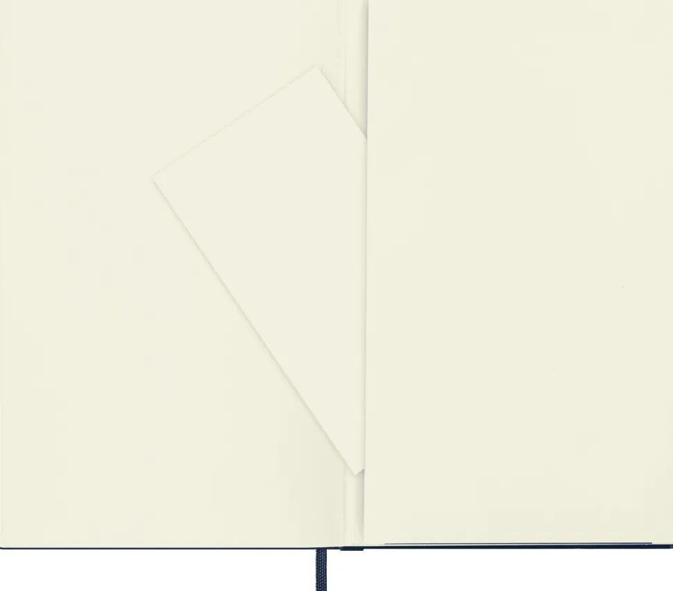 Moleskine: Classic Notebook (Notesbog, Hardcover, The Original, Large, Sapphire Blue, Plain)