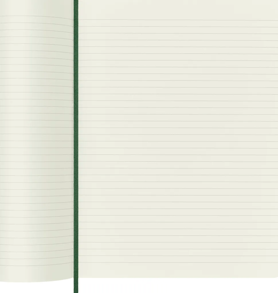 Moleskine: Classic Notebook (Notesbog, Softcover, The Original, XL, Myrtle Green, Ruled)