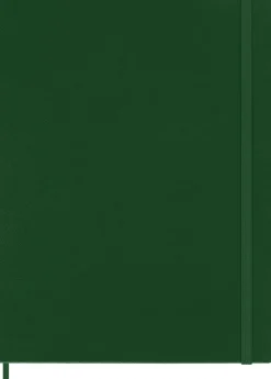 Moleskine: Classic Notebook (Notesbog, Hardcover, The Original, XL, Myrtle Green, Ruled)