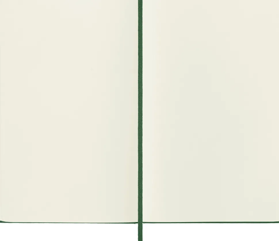 Moleskine: Classic Notebook (Notesbog, Hardcover, The Original, Large, Myrtle Green, Plain)