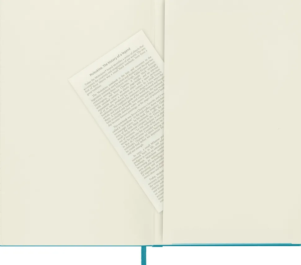 Moleskine: Classic Notebook (Notesbog, Hardcover, The Original, Large, Reef Blue, Ruled)