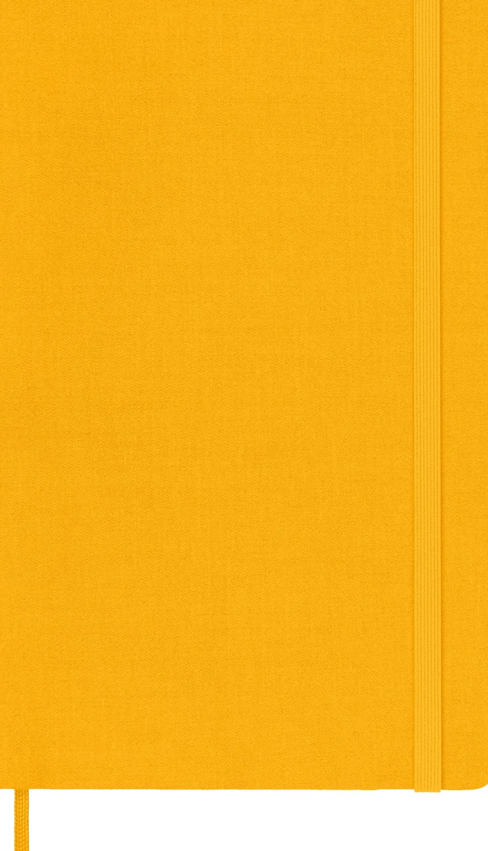 Moleskine: Classic Silk Notebook (Notesbog, Hardcover, Classic fabric, Large, Orange Yellow, Ruled)
