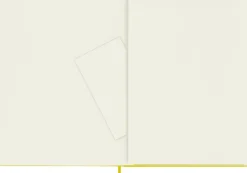 Moleskine: Classic Silk Notebook (Notesbog, Hardcover, Classic fabric, XL, Yellow, Ruled)