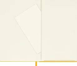 Moleskine: Classic Silk Notebook (Notesbog, Hardcover, Classic fabric, Pocket, Orange Yellow, Ruled)