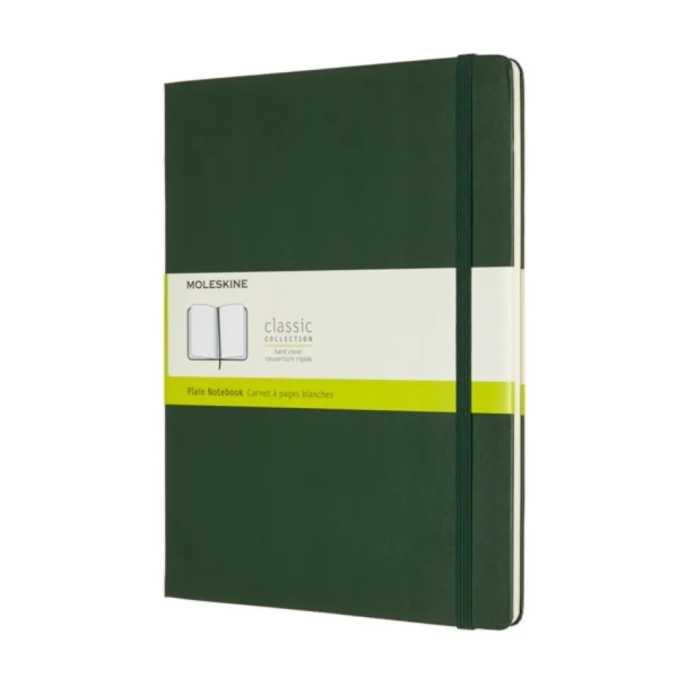 Moleskine Extra Large Plain Hardcover Notebook: Myrtle Green: Myrtle Green (Bog, Notebook / blank book, Engelsk)