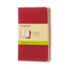 Moleskine Plain Cahier - Red Cover (3 Set) (Engelsk) af SIN AUTOR