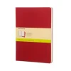 Moleskine Plain Cahier Xl - Red Cover (3 Set) (Engelsk) af SIN AUTOR