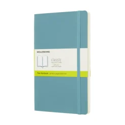 Moleskine Reef Blue Notebook Large Plain Soft (Bog, Notebook / blank book, Engelsk)