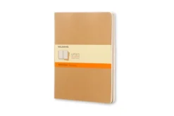 Moleskine Ruled Cahier Xl - Kraft Cover (3 Set) (Quantity pack, Engelsk) af Moleskine