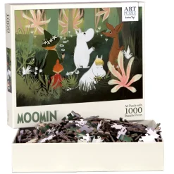 Moomin Art Puzzle: 1000 pcs - Green (Spil, Dansk)